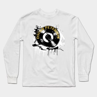 Splash Vinyl - Oscar Peterson Long Sleeve T-Shirt